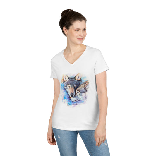 Soulmates - Ladies' V-Neck T-Shirt